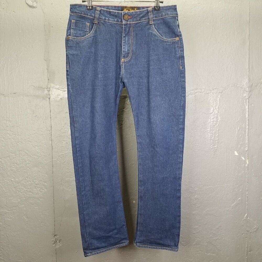 Big John Co Jeans Men Sz 28 Retro Denim Straight Leg Obscuro Medium Wash 31"x27"